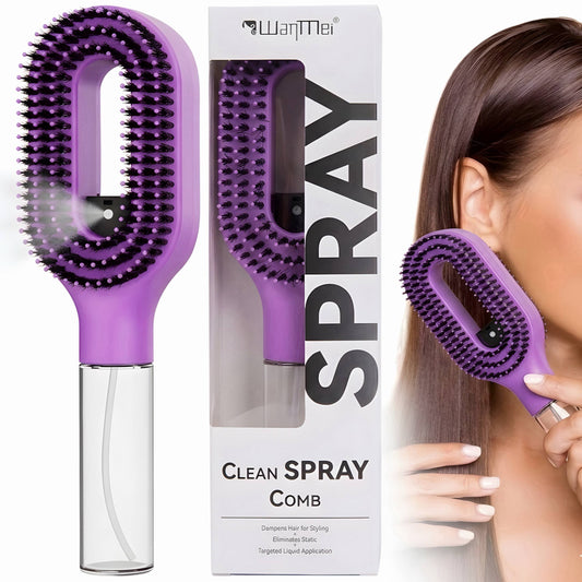 Cepillo desenredante con spray